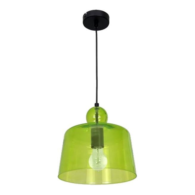 Lysekrone i en snor BELL 1xE27/60W/230V grøn
