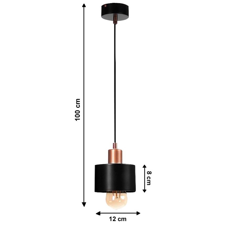 Lysekrone i en snor BODO 1xE27/60W/230V