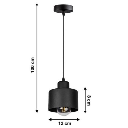 Lysekrone i en snor BODO 1xE27/60W/230V