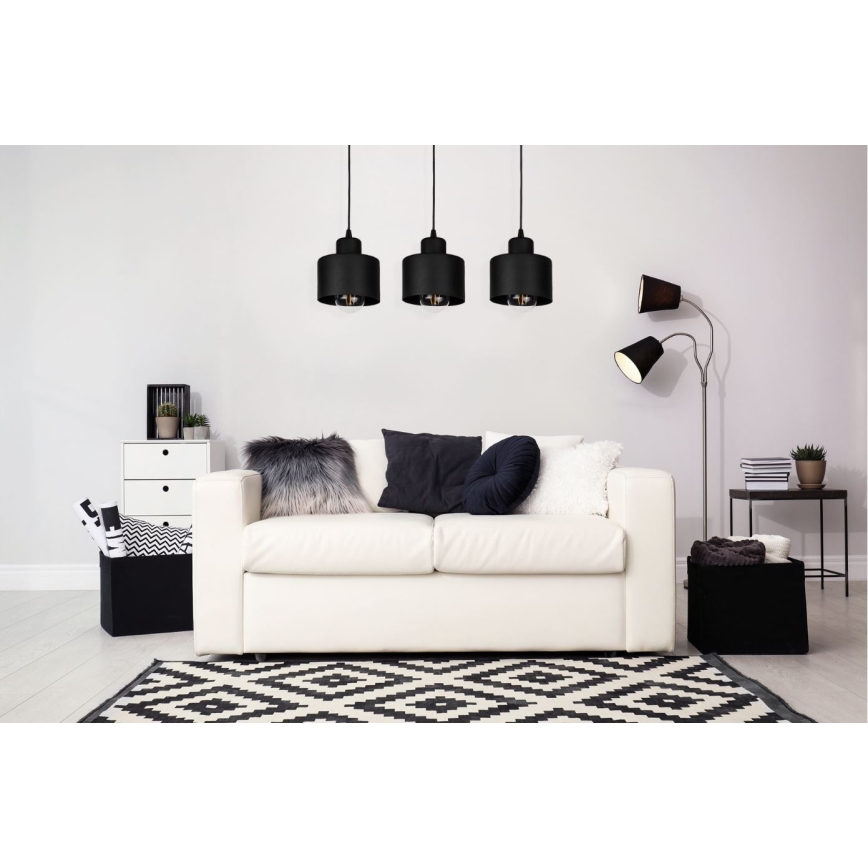 Lysekrone i en snor BODO 3xE27/60W/230V