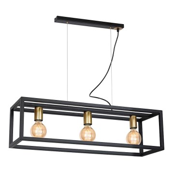 Lysekrone i en snor CAGE 3xE27/60W/230V