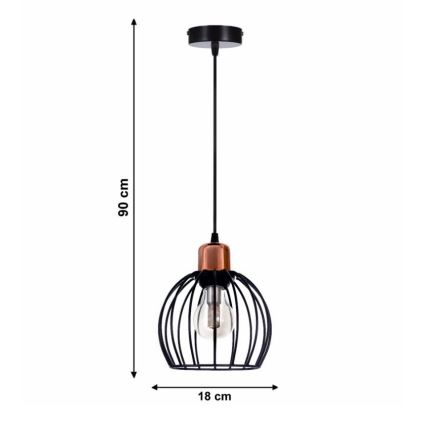 Lysekrone i en snor CELTA 1xE27/40W/230V