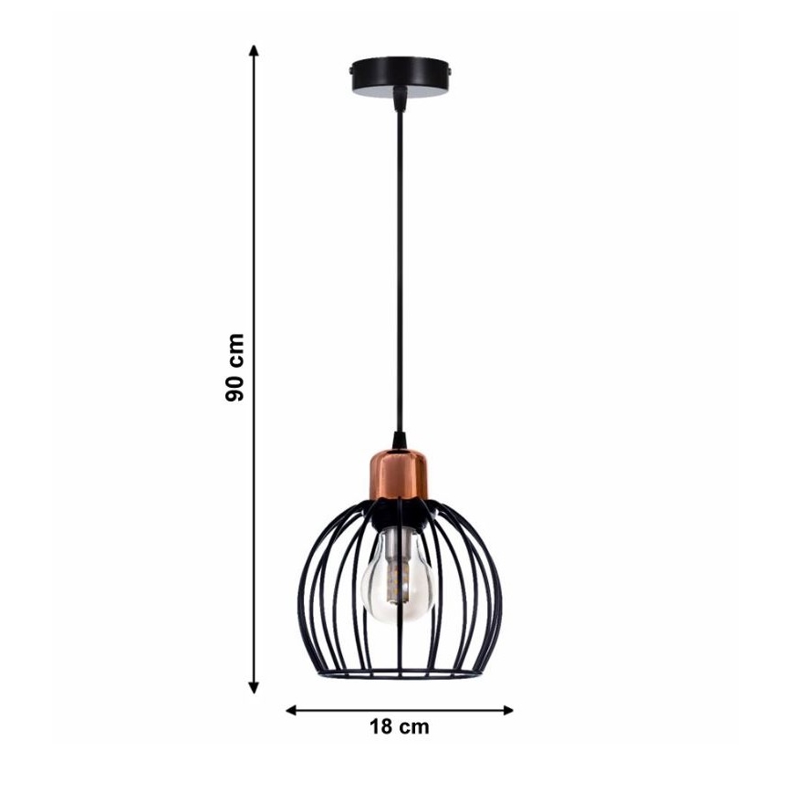 Lysekrone i en snor CELTA 1xE27/40W/230V