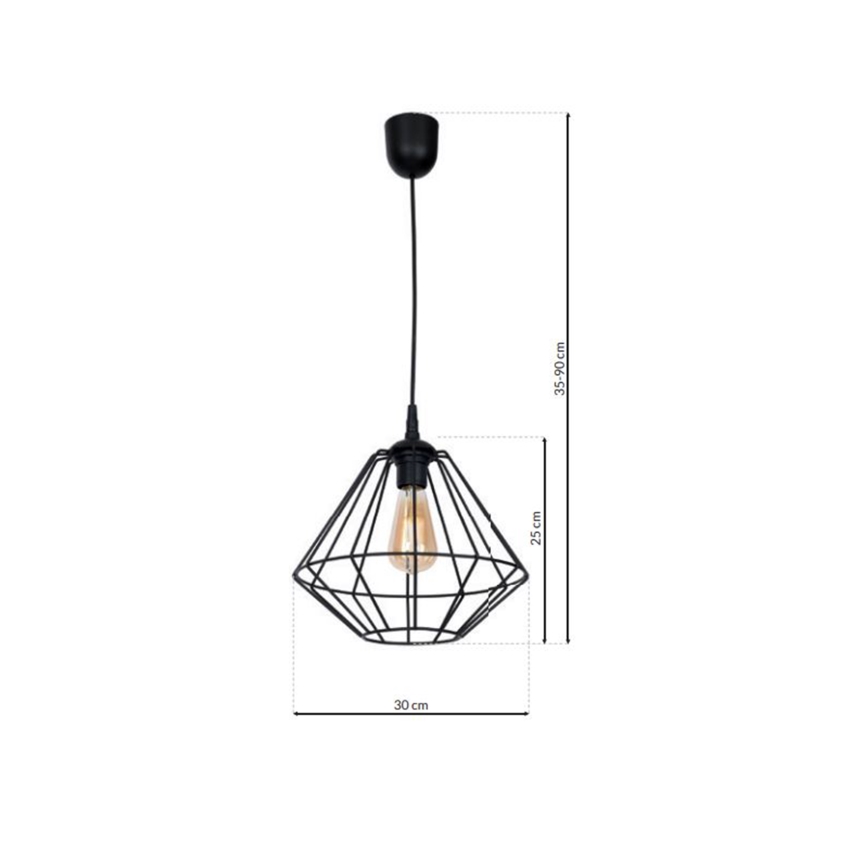 Lysekrone i en snor COLIN 1xE27/60W/230V