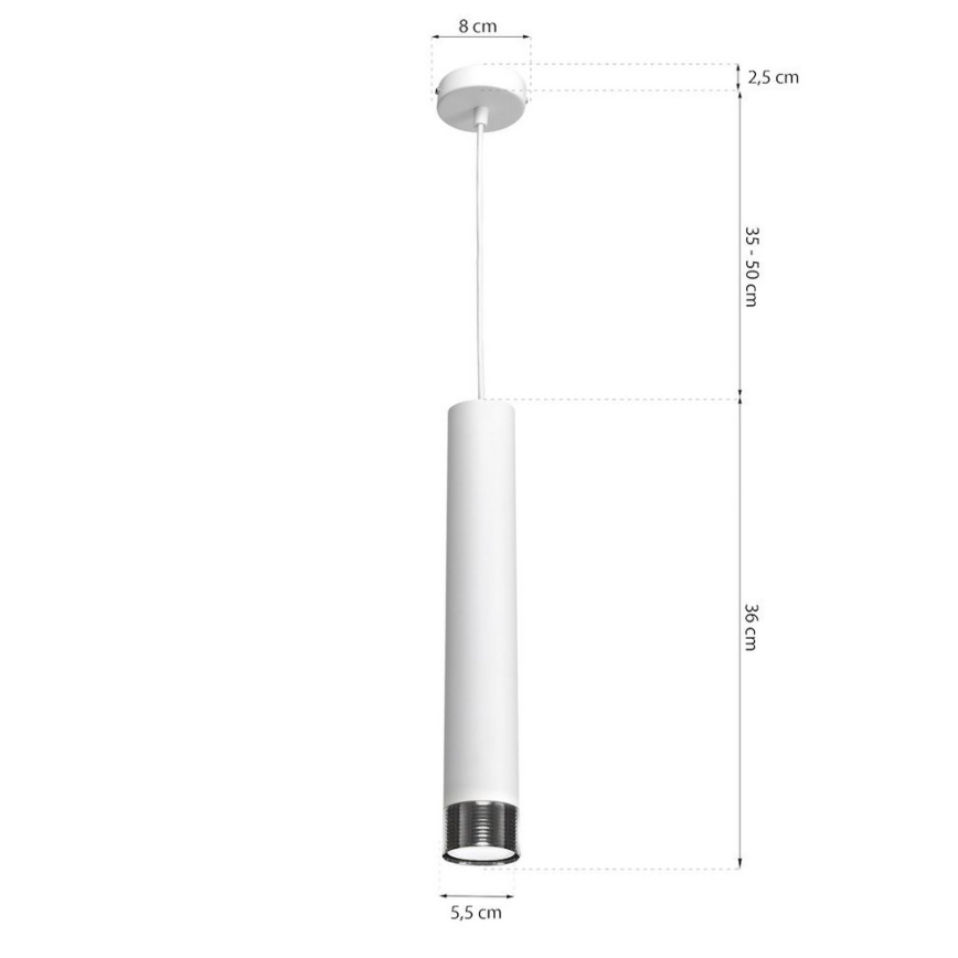 Lysekrone i en snor DANI 1xGU10/8W/230V