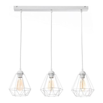 Lysekrone i en snor DIAMENT MINI 3xE27/60W/230V