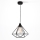 Lysekrone i en snor DIAMOND 1xE27/60W/230V 30 cm