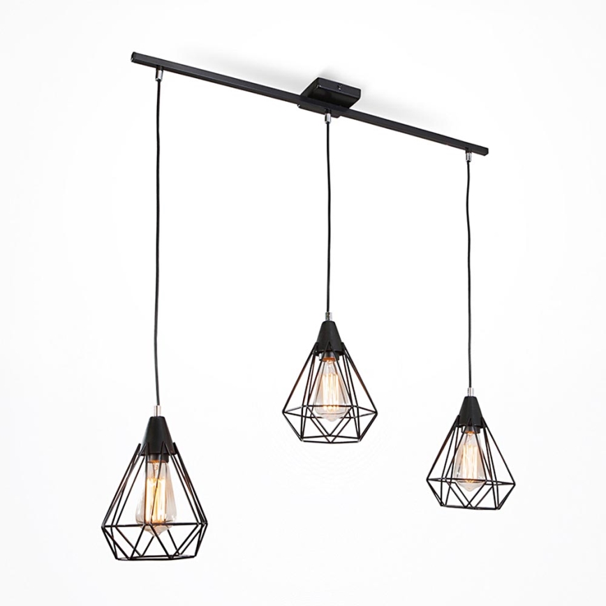 Lysekrone i en snor DIAMOND 3xE27/60W/230V 83 cm