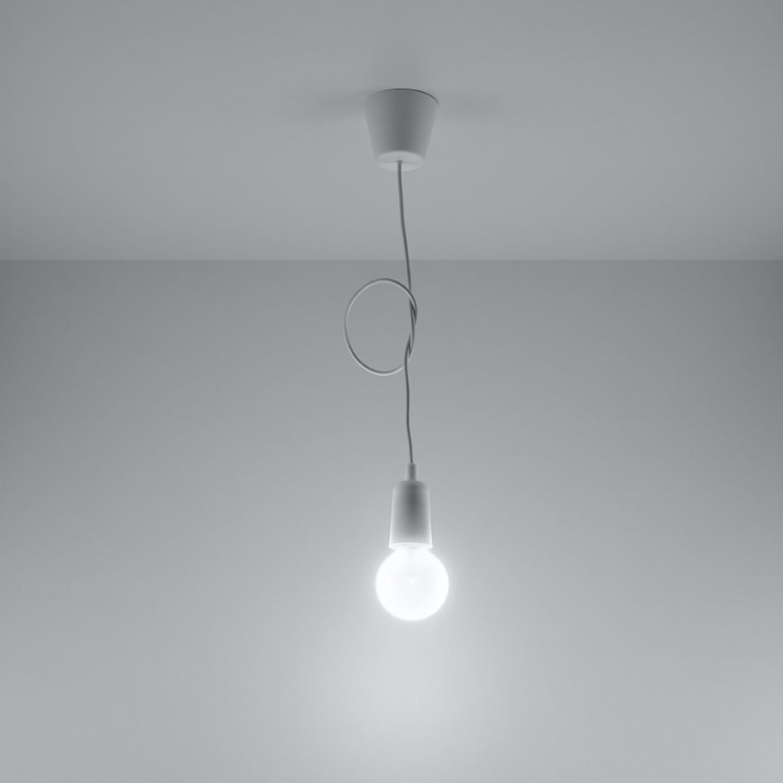 Lysekrone i en snor DIEGO 1xE27/60W/230V