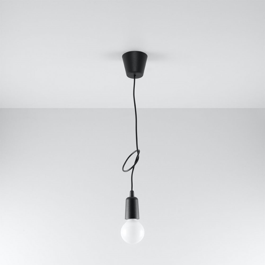 Lysekrone i en snor DIEGO 1xE27/60W/230V