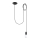 Lysekrone i en snor EDISON 1 1xE27/60W/230V antik sort