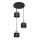 Lysekrone i en snor EDISON 3xE27/15W/230V
