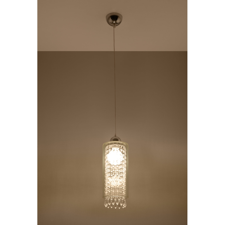 Lysekrone i en snor FERERRO 1xE27/60W/230V