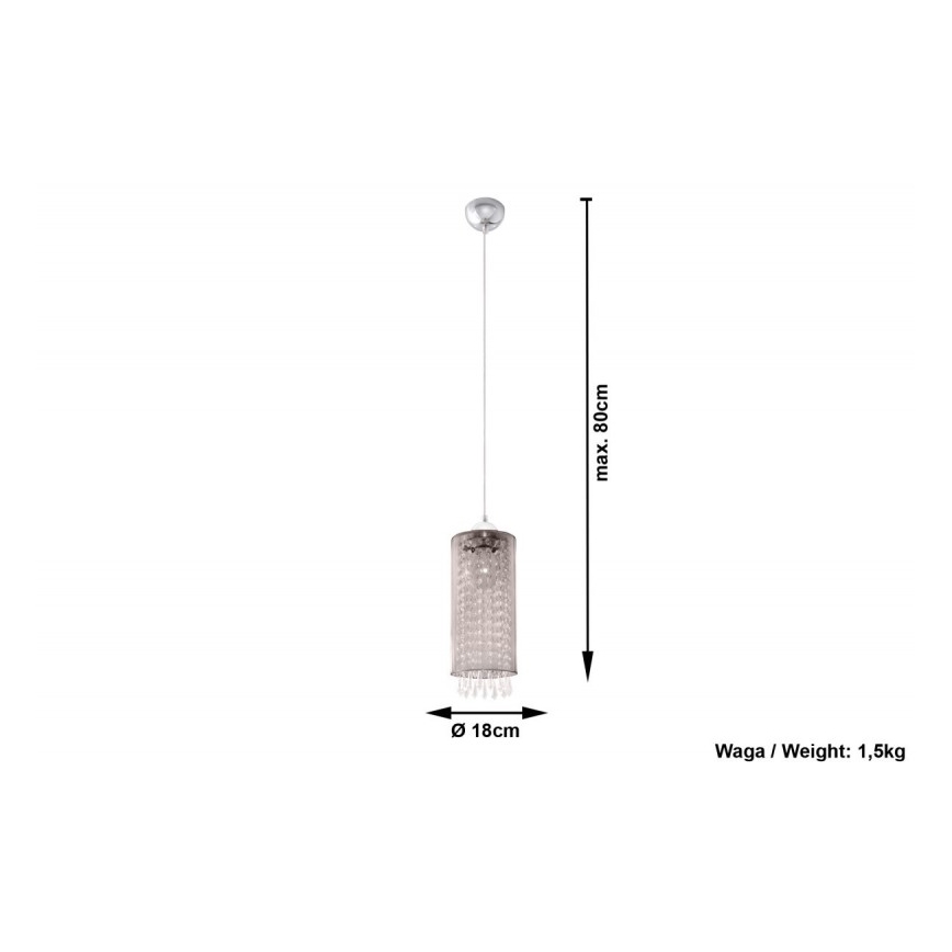 Lysekrone i en snor FERERRO 1xE27/60W/230V