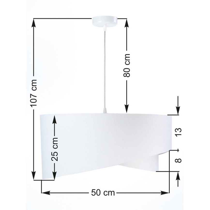 Lysekrone i en snor GALAXY 1xE27/60W/230V