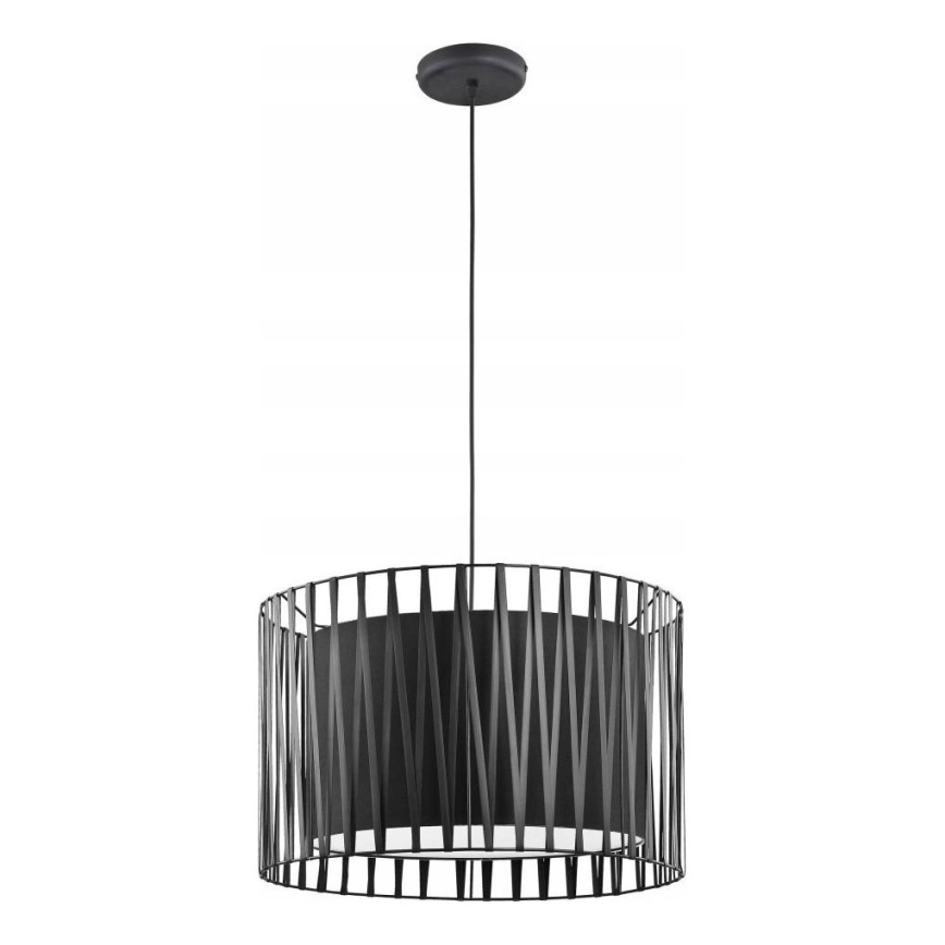 Lysekrone i en snor HARMONY BLACK 3xE27/60W/230V