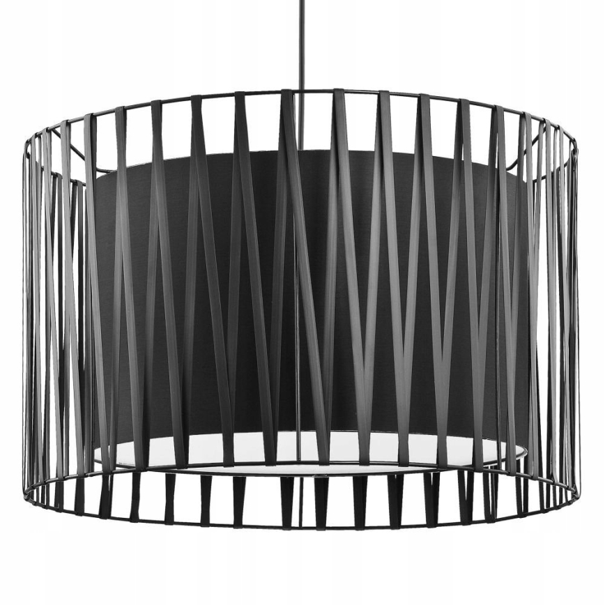 Lysekrone i en snor HARMONY BLACK 3xE27/60W/230V