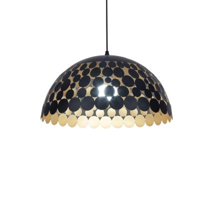 Lysekrone i en snor LISA BLACK 1xE27/60W/230V