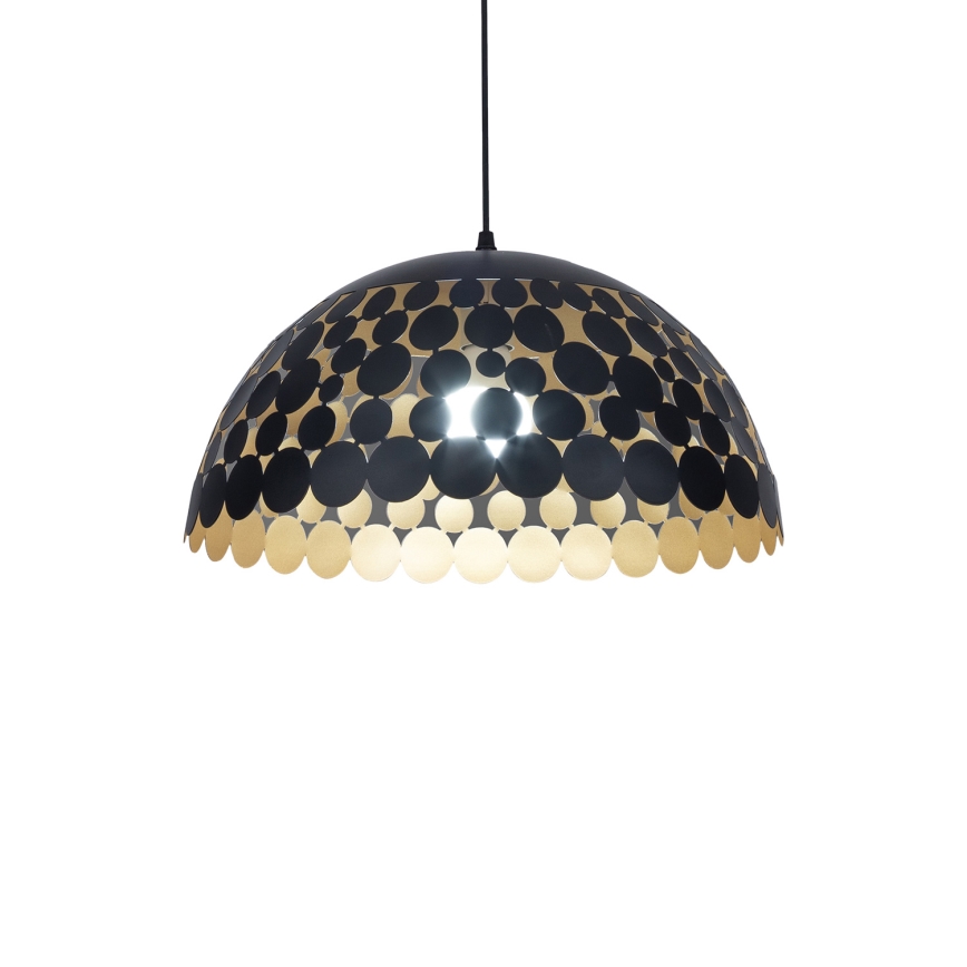 Lysekrone i en snor LISA BLACK 1xE27/60W/230V