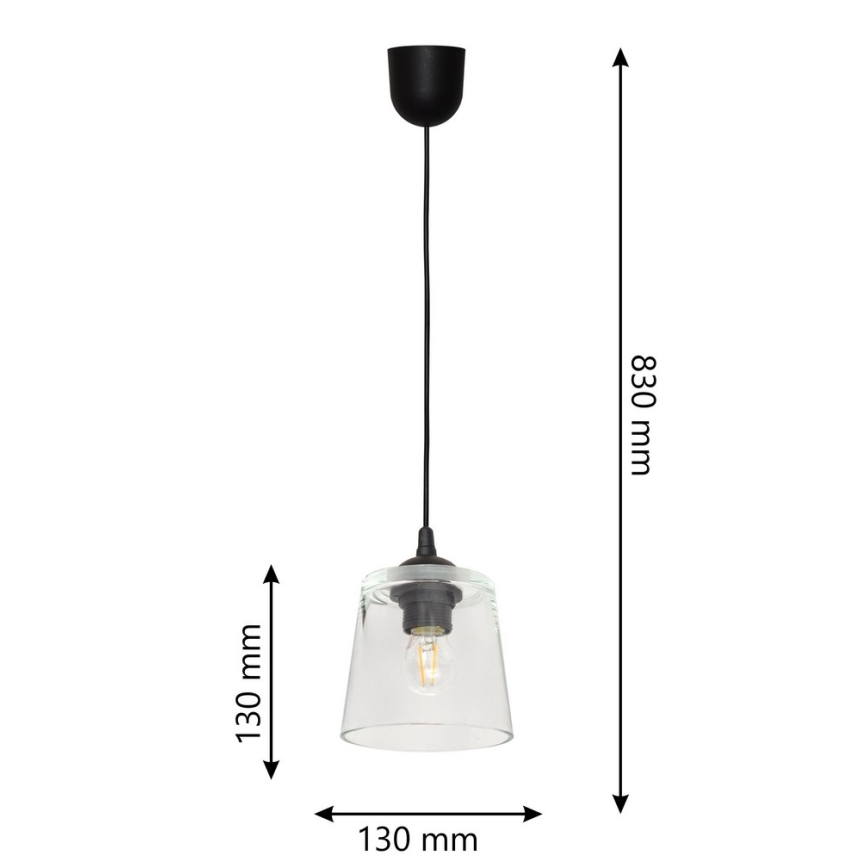 Lysekrone i en snor LUCEA 1xE27/15W/230V