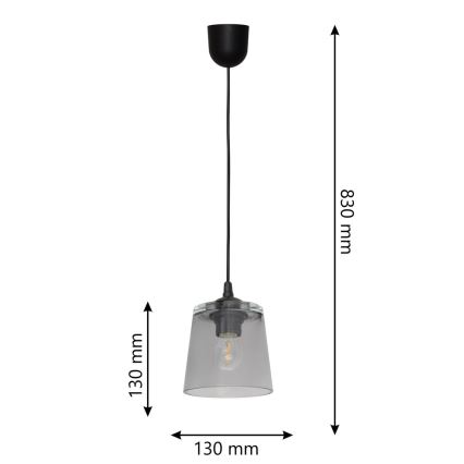 Lysekrone i en snor LUCEA 1xE27/15W/230V