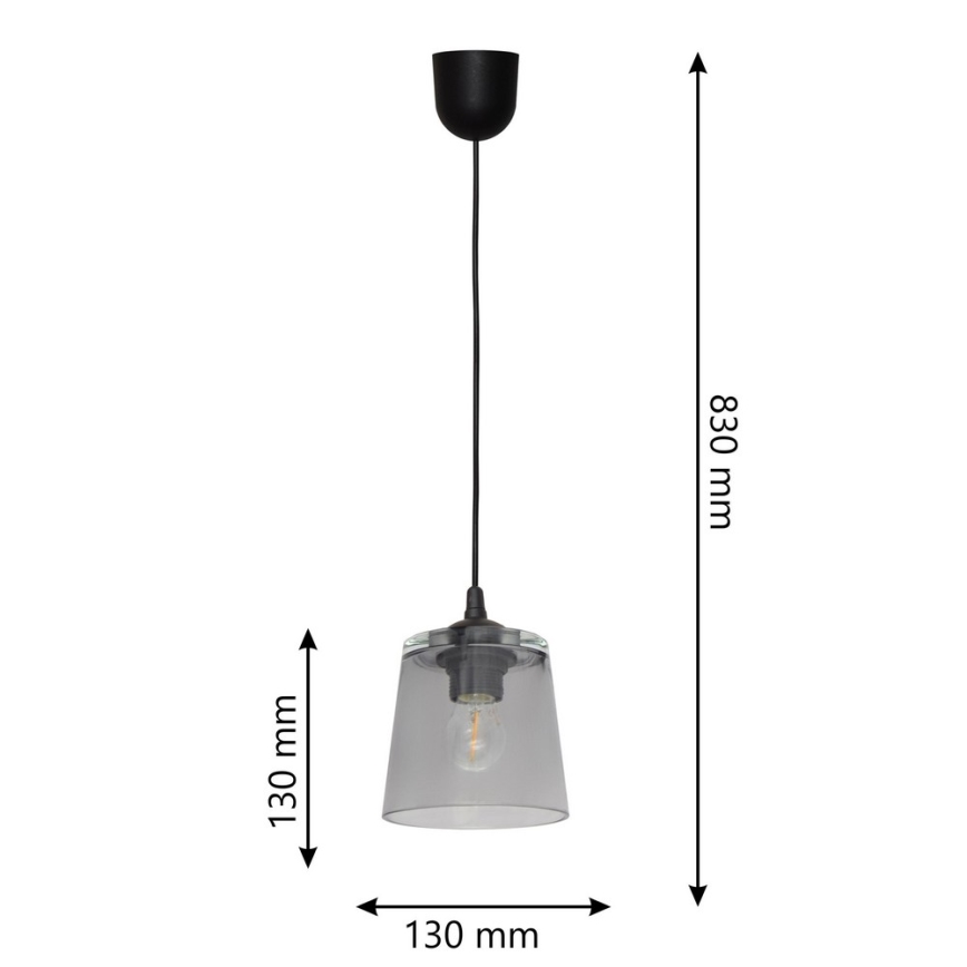 Lysekrone i en snor LUCEA 1xE27/15W/230V