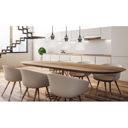Lysekrone i en snor LUCEA 3xE27/15W/230V