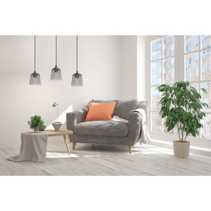 Lysekrone i en snor LUCEA 3xE27/15W/230V