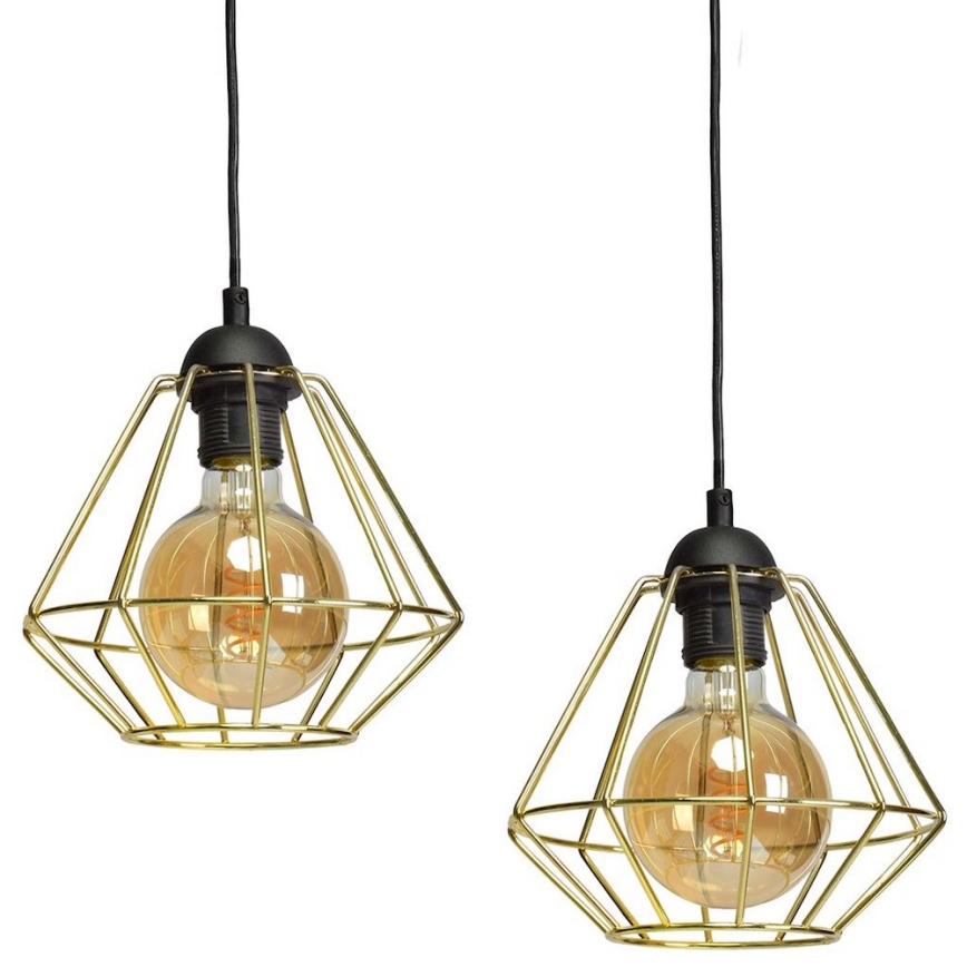 Lysekrone i en snor LUPO 3xE27/60W/230V