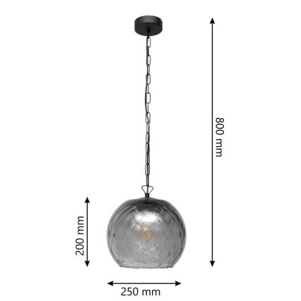 Lysekrone i en snor MARILLA 1xE27/15W/230V