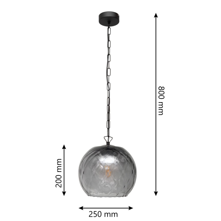 Lysekrone i en snor MARILLA 1xE27/15W/230V