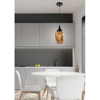 Lysekrone i en snor MARINA 1xE27/60W/230V