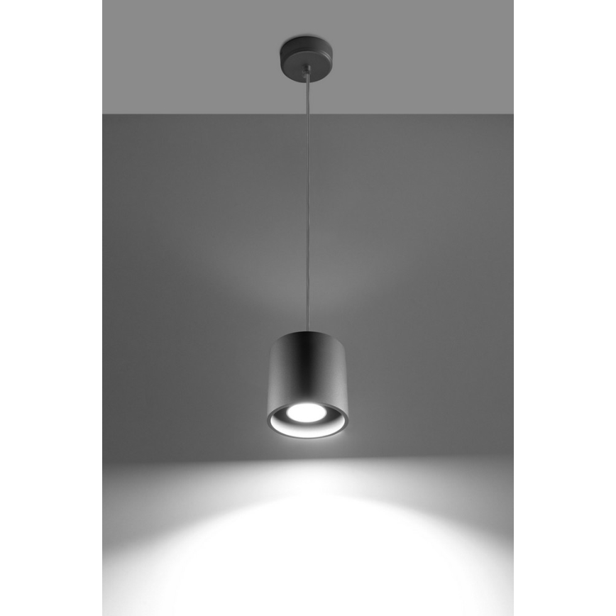 Lysekrone i en snor ORBIS 1 1xGU10/40W/230V grå