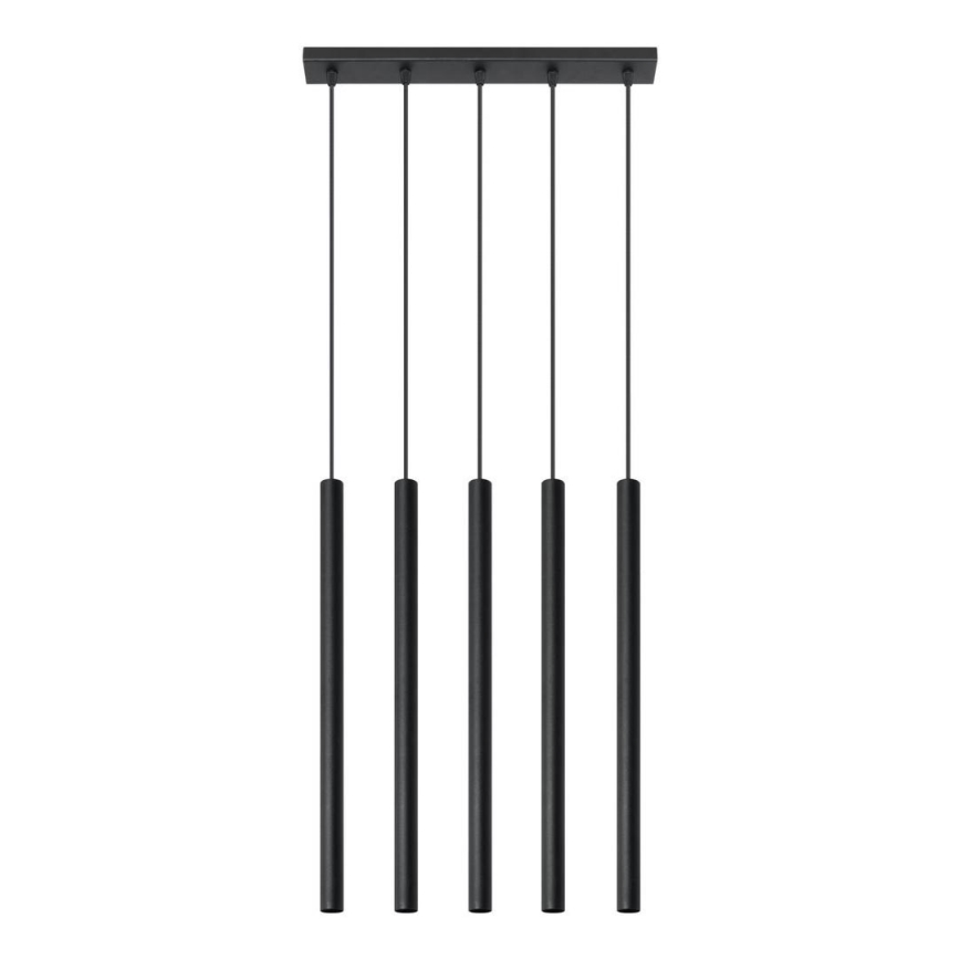 Lysekrone i en snor PASTELO 5 5xG9/12W/230V antik sort