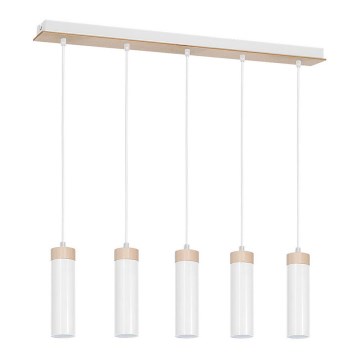 Lysekrone i en snor PEDRO 5xGU10/25W/230V