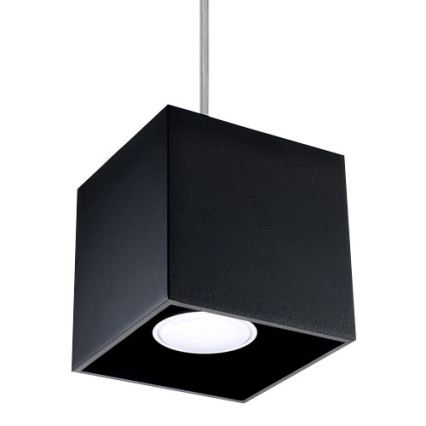 Lysekrone i en snor QUAD 1 1xGU10/40W/230V antik sort