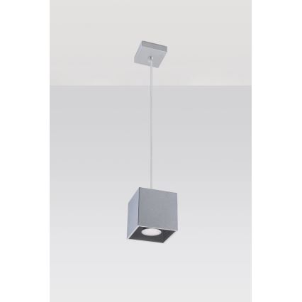 Lysekrone i en snor QUAD 1 1xGU10/40W/230V grå