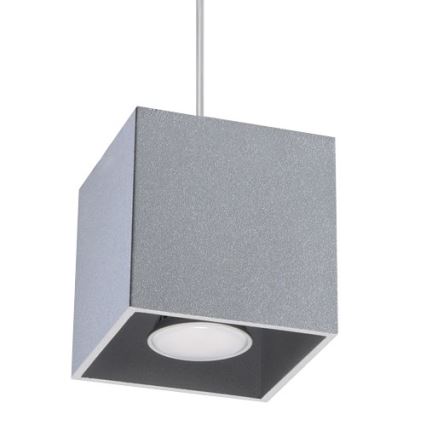 Lysekrone i en snor QUAD 1 1xGU10/40W/230V grå