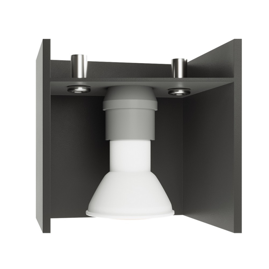 Lysekrone i en snor QUAD 1 1xGU10/40W/230V grå