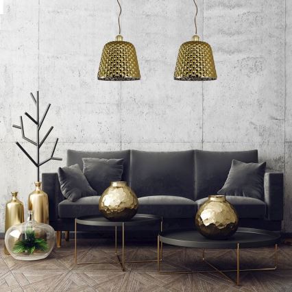 Lysekrone i en snor RIO 1xE27/60W/230V