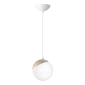 Lysekrone i en snor SFERA WOOD 1xE14/40W/230V