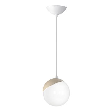 Lysekrone i en snor SFERA WOOD 1xE14/40W/230V