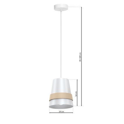 Lysekrone i en snor VENEZIA 1xE27/60W/230V