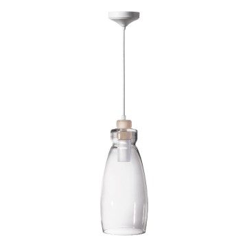 Lysekrone i en snor VETRO 1xE27/60W/230V