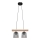 Lysekrone i en snor WOODSTOCK 2xE27/15W/230V