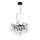 Lysekrone i krystal 10xG9/40W/230V sort