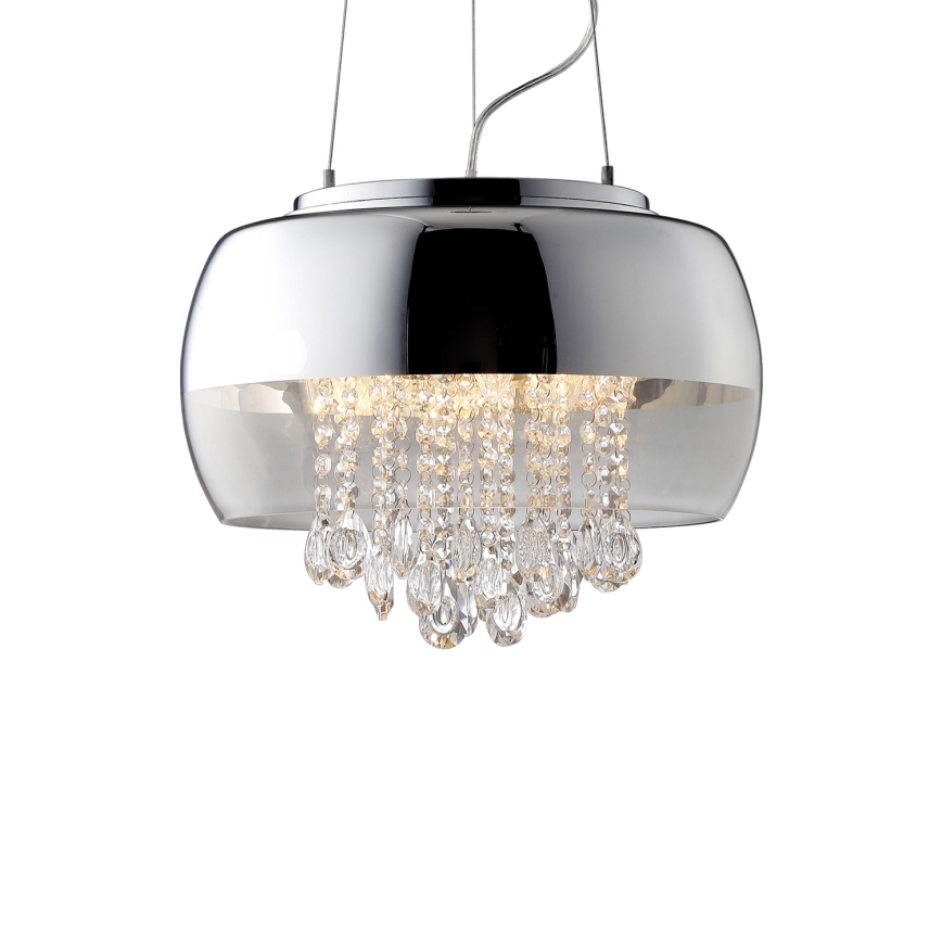 Lysekrone i krystal LUNA 1xE14/40W/230V
