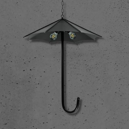 Lysekrone i kæde PARASOL 3xE27/20W/230V