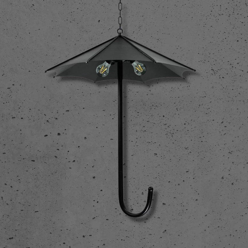 Lysekrone i kæde PARASOL 3xE27/20W/230V