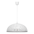 Lysekrone i snor CIRCLE 1xE27/15W/230V hvid